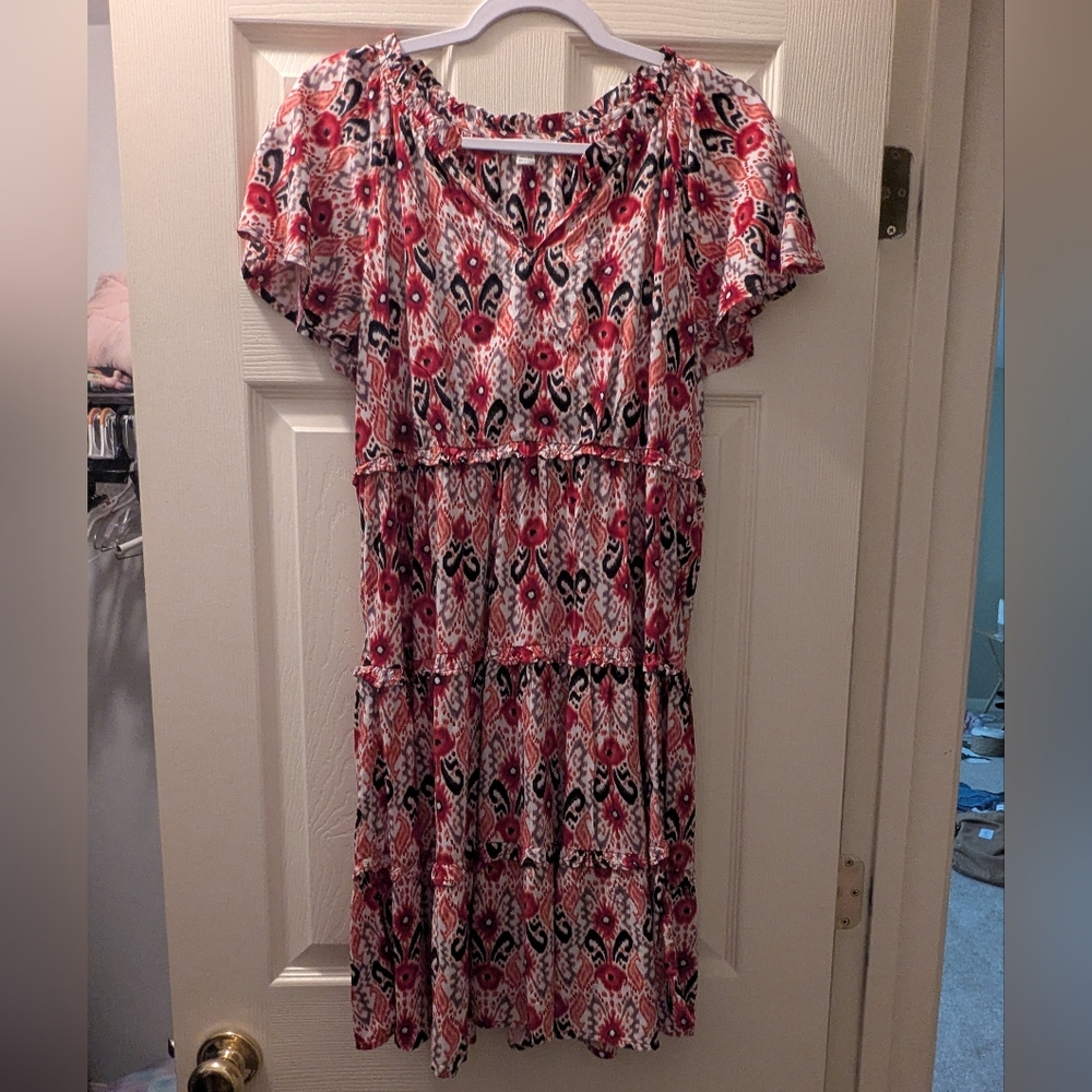 Beach Lunch Lounge Patterned Dress | XS